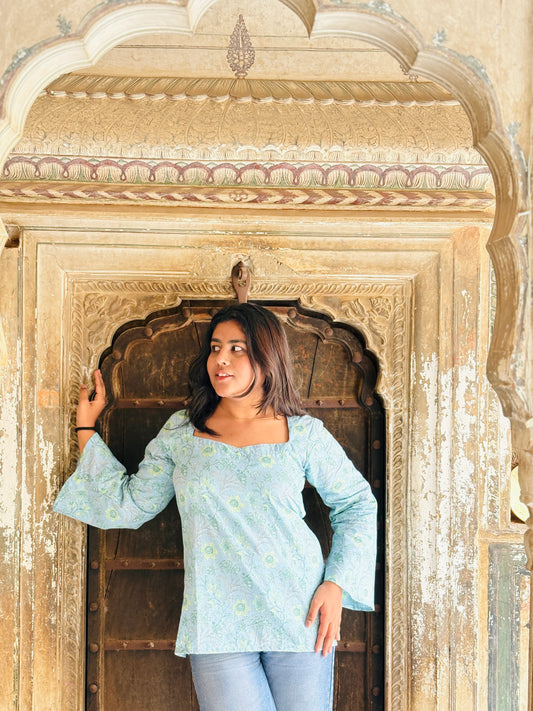 Shail – Sky Bloom Kurti