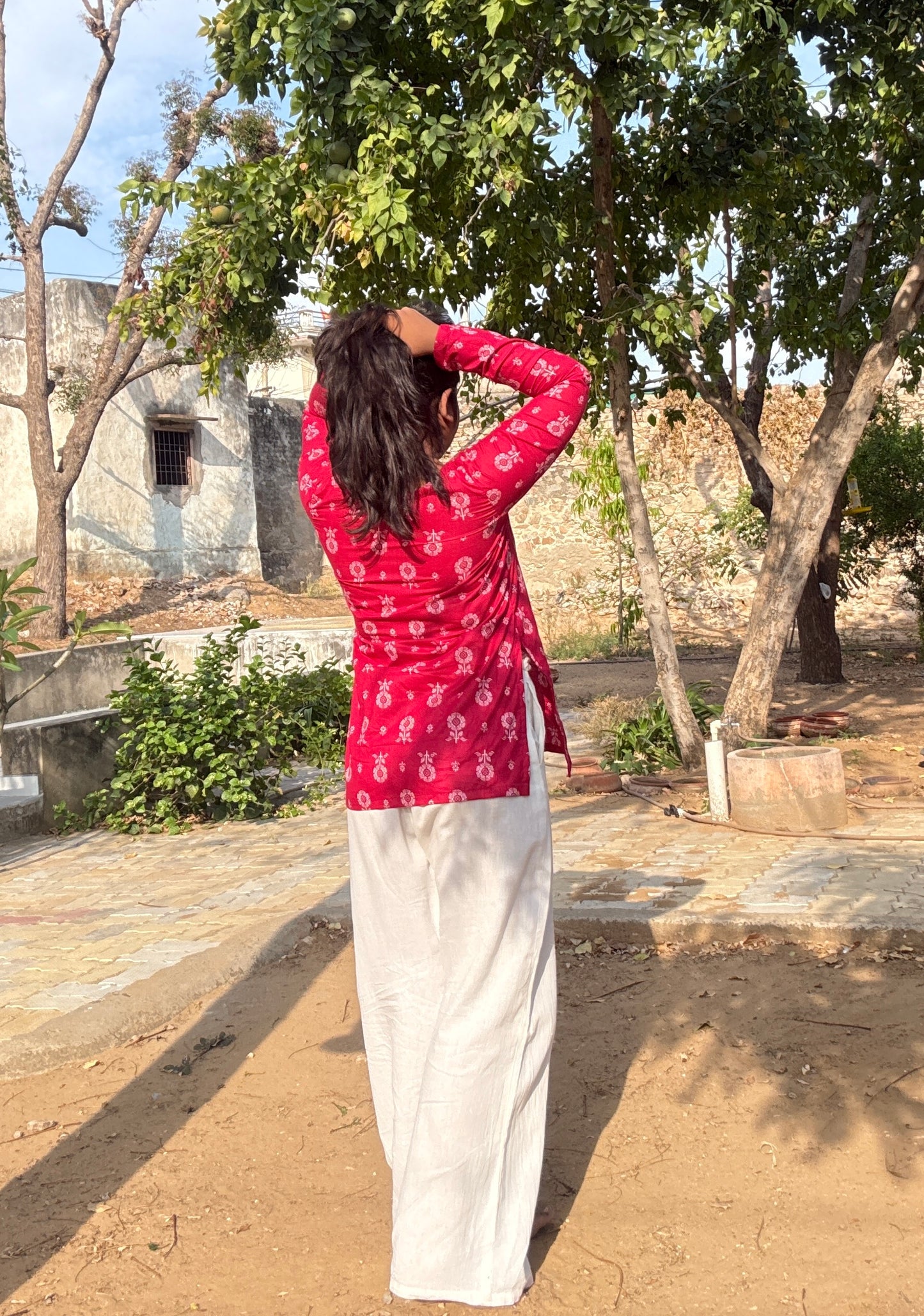 Kaal Khadi Cotton Loose-Fit  Pant