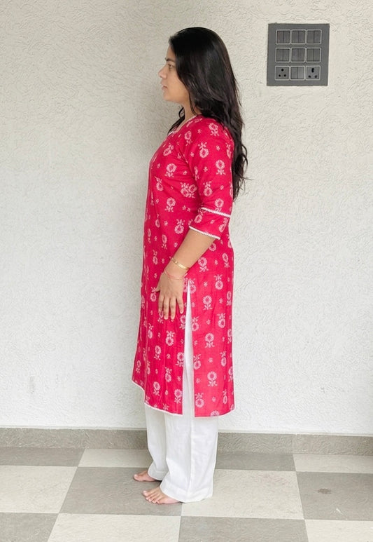 Gulabo:- rani pink kurta & Pant set