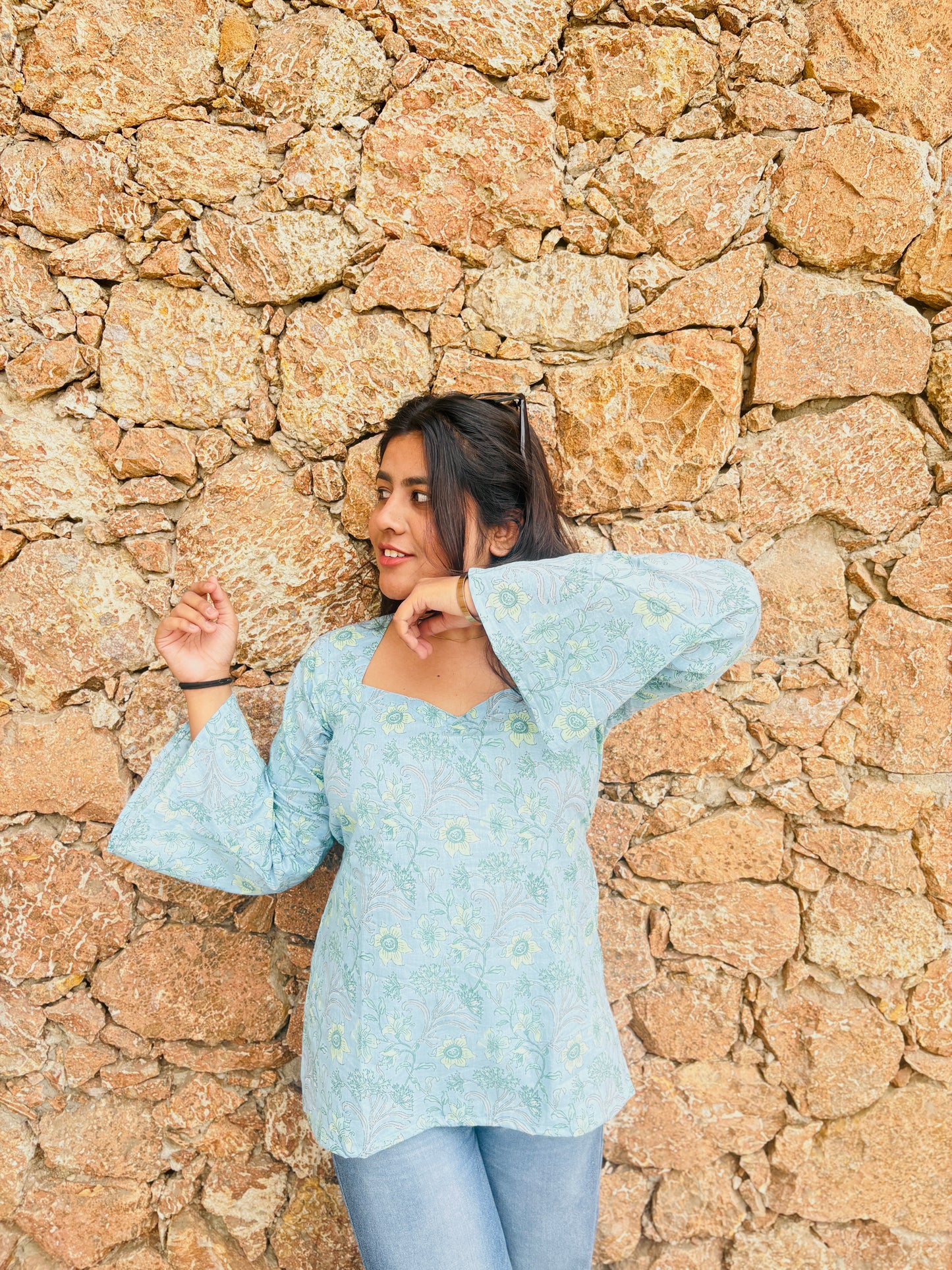 Shail – Sky Bloom Kurti