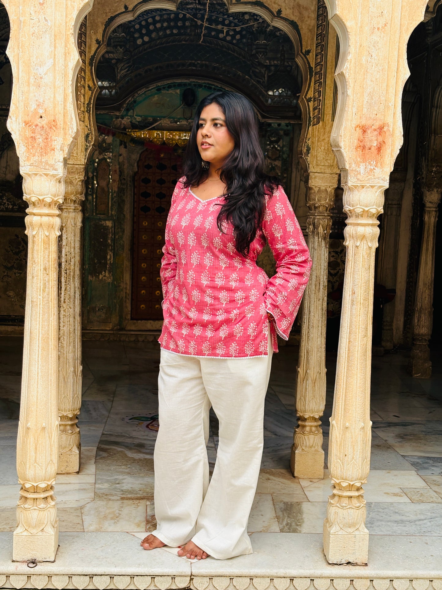 Kaal Khadi Cotton Loose-Fit  Pant