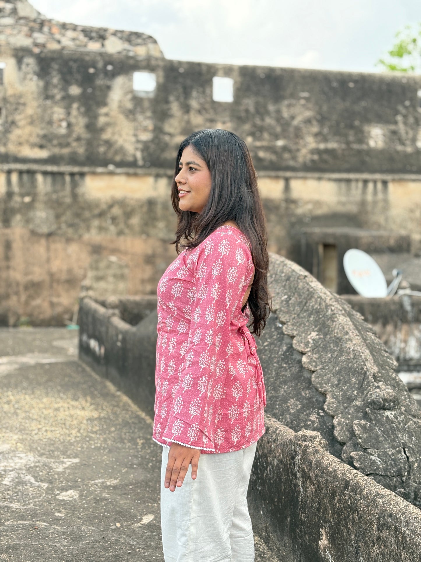 Chand bell sleeves kurti